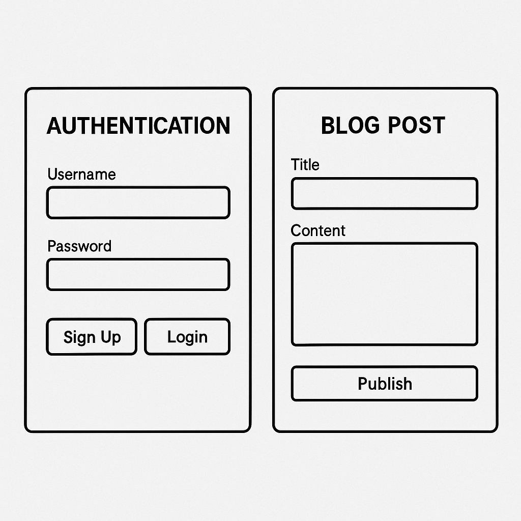 API for Authentication & Blog Posts